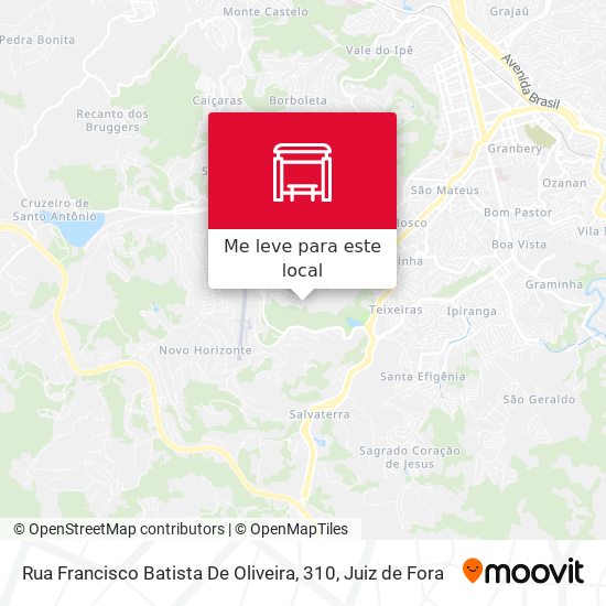 Rua Francisco Batista De Oliveira, 310 mapa