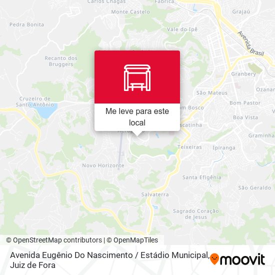 Avenida Eugênio Do Nascimento / Estádio Municipal mapa