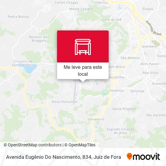 Avenida Eugênio Do Nascimento, 834 mapa