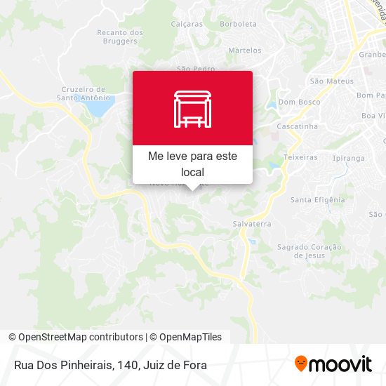 Rua Dos Pinheirais, 140 mapa