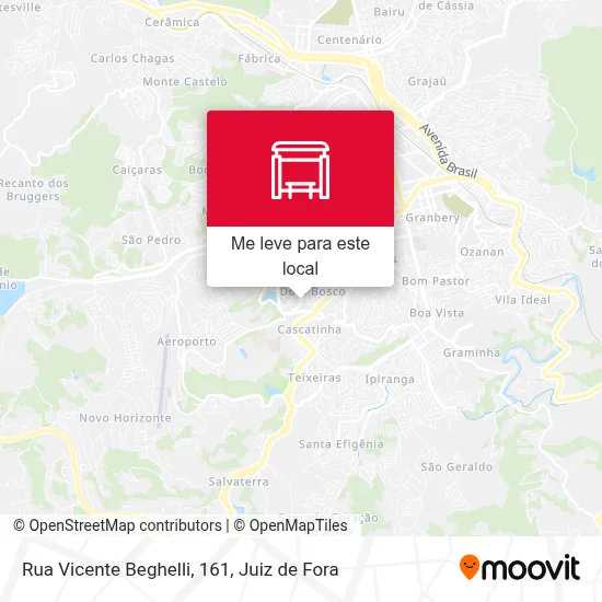 Rua Vicente Beghelli, 161 mapa