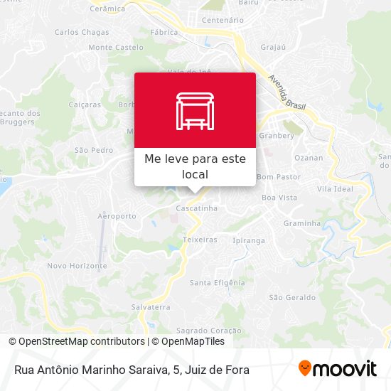 Rua Antônio Marinho Saraiva, 5 mapa