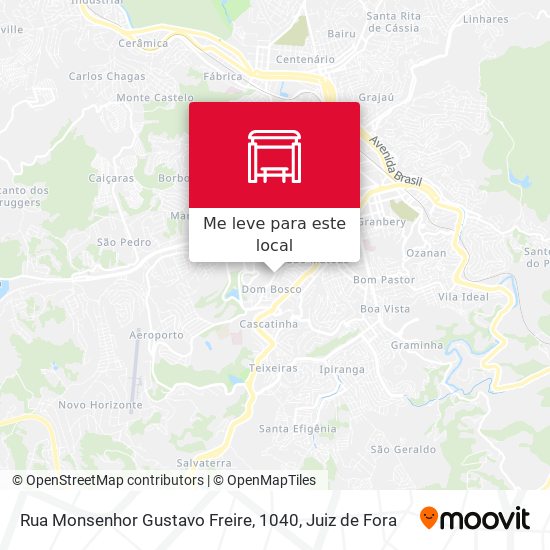 Rua Monsenhor Gustavo Freire, 1040 mapa