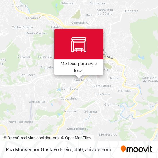 Rua Monsenhor Gustavo Freire, 460 mapa