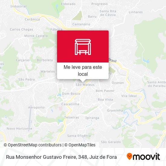 Rua Monsenhor Gustavo Freire, 348 mapa