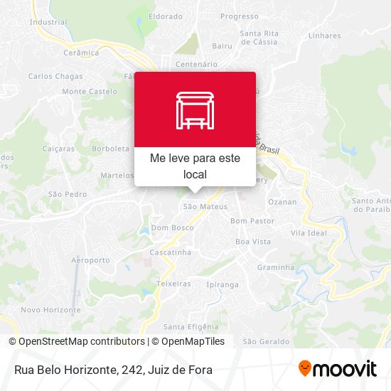 Rua Belo Horizonte, 242 mapa