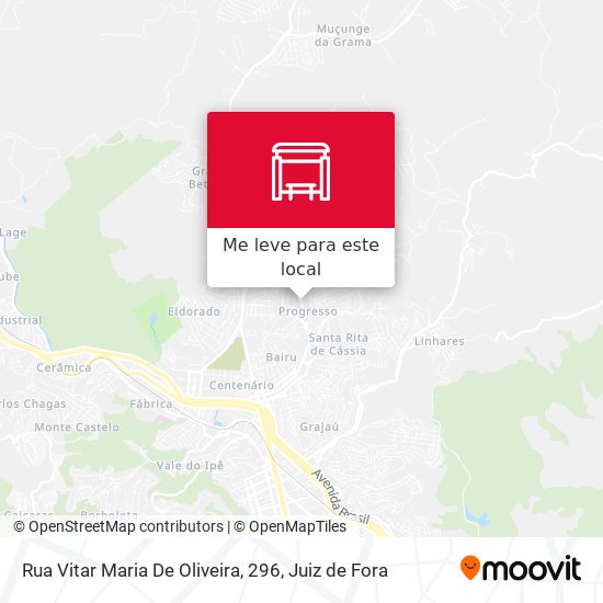 Rua Vitar Maria De Oliveira, 296 mapa