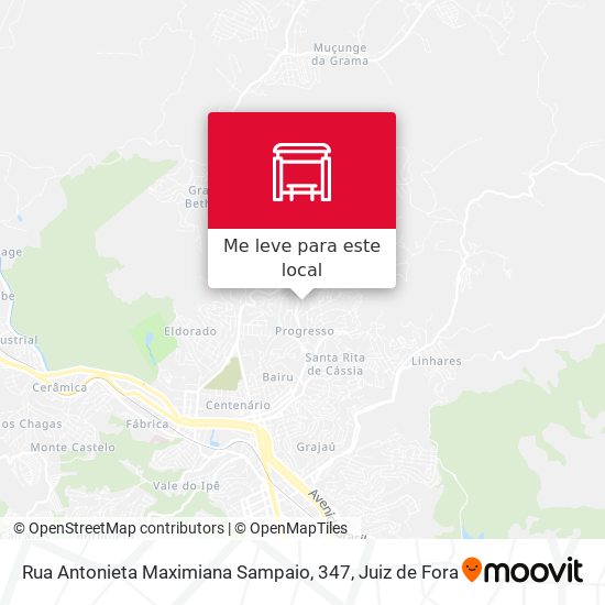 Rua Antonieta Maximiana Sampaio, 347 mapa