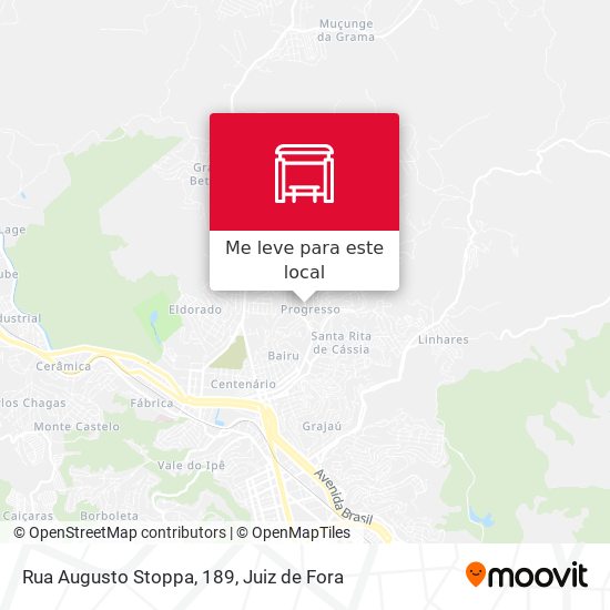 Rua Augusto Stoppa, 189 mapa