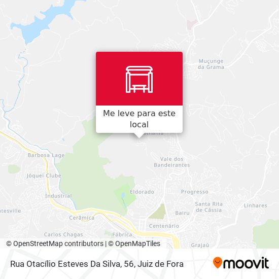 Rua Otacílio Esteves Da Silva, 56 mapa