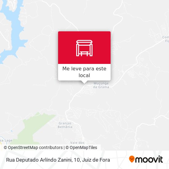 Rua Deputado Arlíndo Zanini, 10 mapa