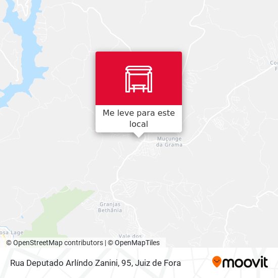 Rua Deputado Arlíndo Zanini, 95 mapa