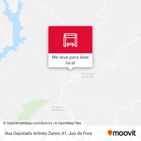 Rua Deputado Arlíndo Zanini, 81 mapa