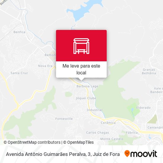 Avenida Antônio Guimarães Peralva, 3 mapa