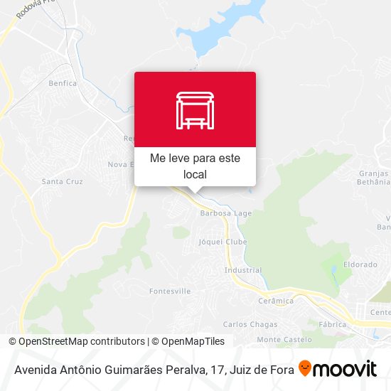 Avenida Antônio Guimarães Peralva, 17 mapa