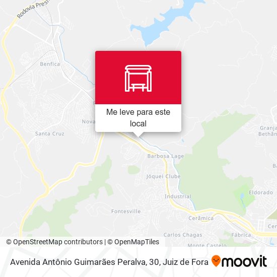 Avenida Antônio Guimarães Peralva, 30 mapa