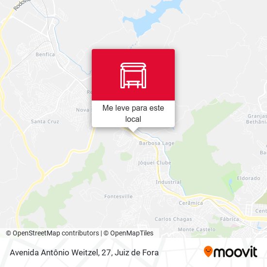 Avenida Antônio Weitzel, 27 mapa