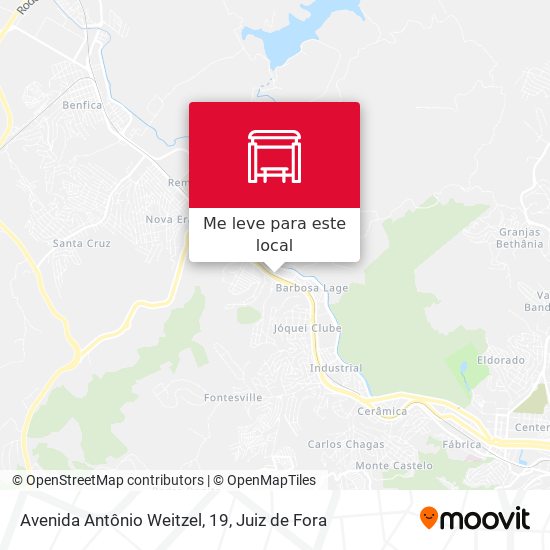 Avenida Antônio Weitzel, 19 mapa