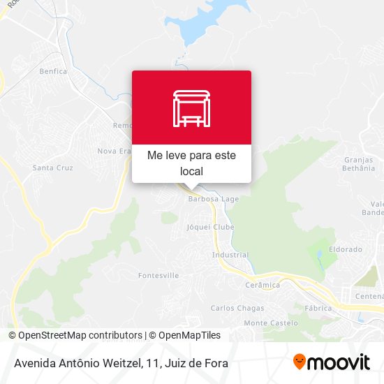 Avenida Antônio Weitzel, 11 mapa