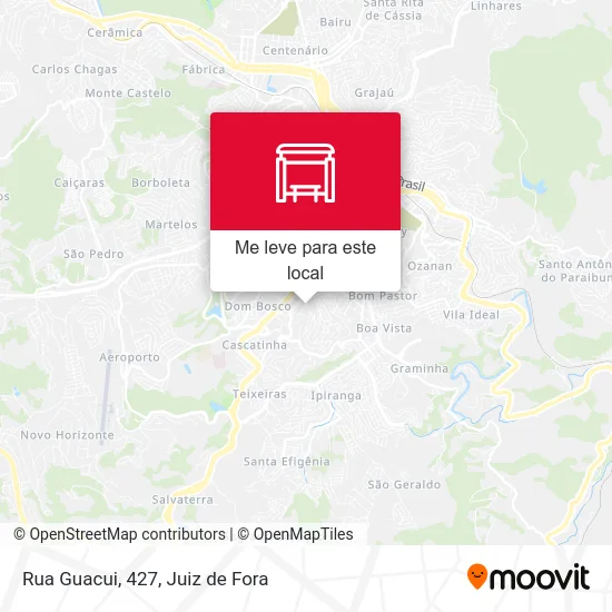 Rua Guacui, 427 mapa
