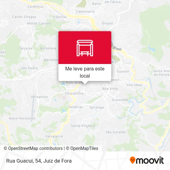 Rua Guacui, 54 mapa