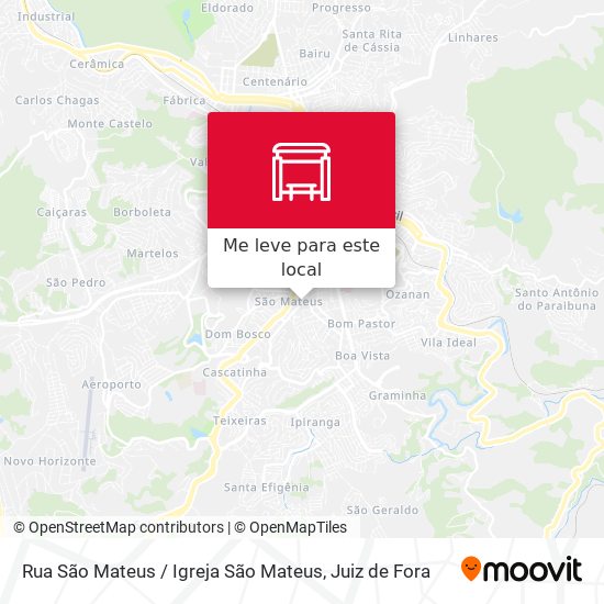 Rua São Mateus / Igreja São Mateus mapa