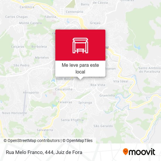 Rua Melo Franco, 444 mapa