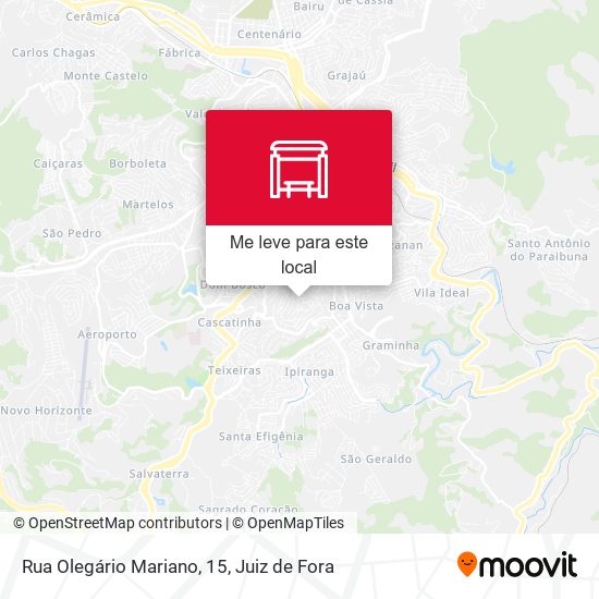 Rua Olegário Mariano, 15 mapa