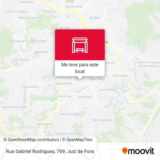 Rua Gabriel Rodrigues, 769 mapa