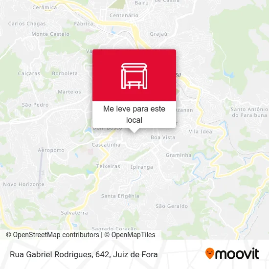 Rua Gabriel Rodrigues, 642 mapa