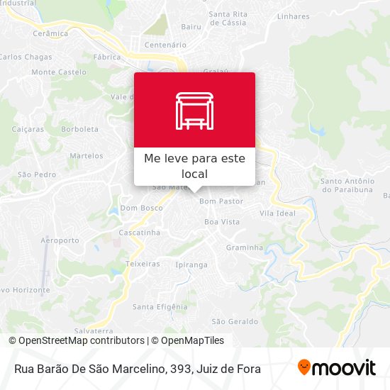 Rua Barão De São Marcelino, 393 mapa