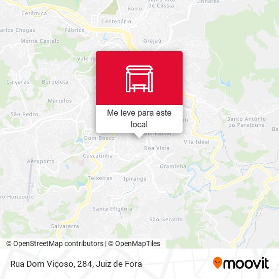 Rua Dom Viçoso, 284 mapa
