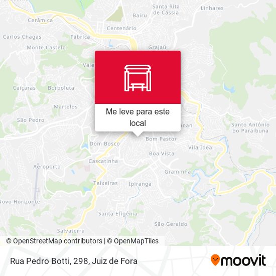 Rua Pedro Botti, 298 mapa