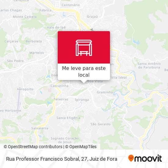 Rua Professor Francisco Sobral, 27 mapa
