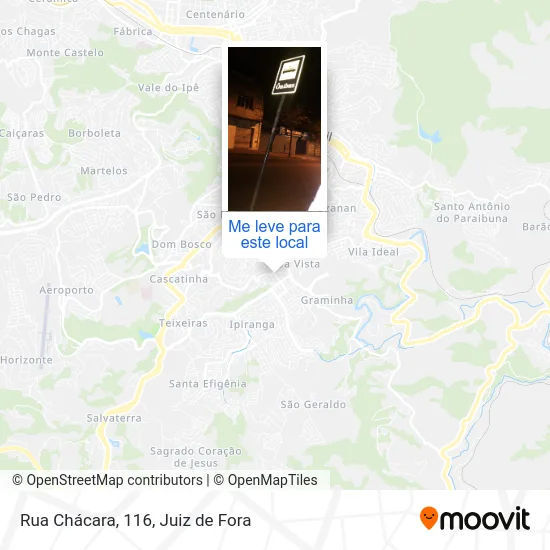 Rua Chácara, 116 mapa