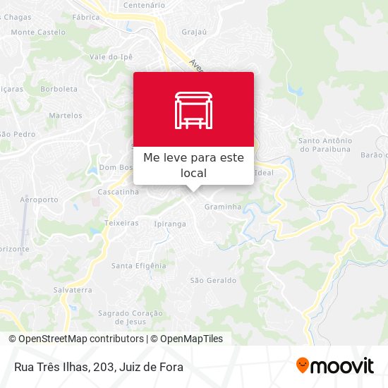 Rua Três Ilhas, 203 mapa