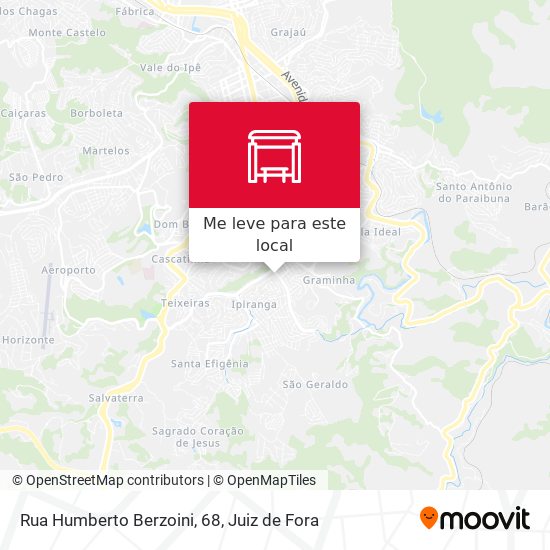 Rua Humberto Berzoini, 68 mapa