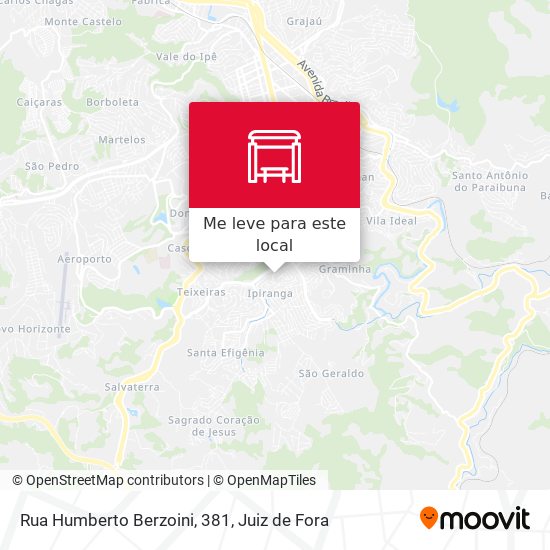Rua Humberto Berzoini, 381 mapa