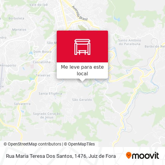 Rua Maria Teresa Dos Santos, 1476 mapa