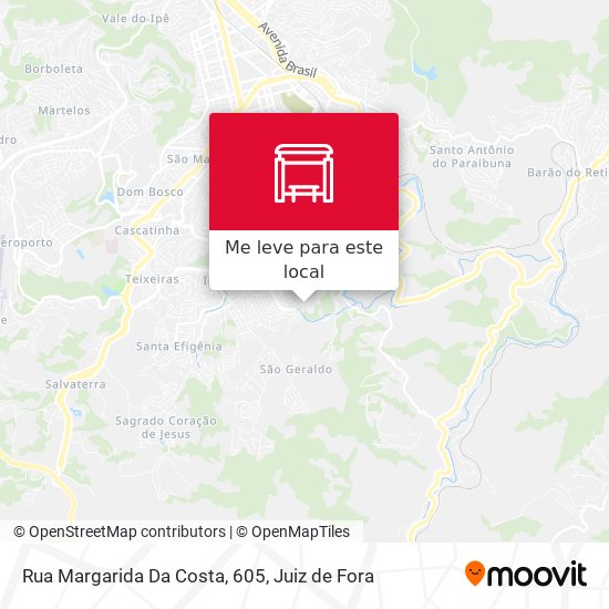 Rua Margarida Da Costa, 605 mapa