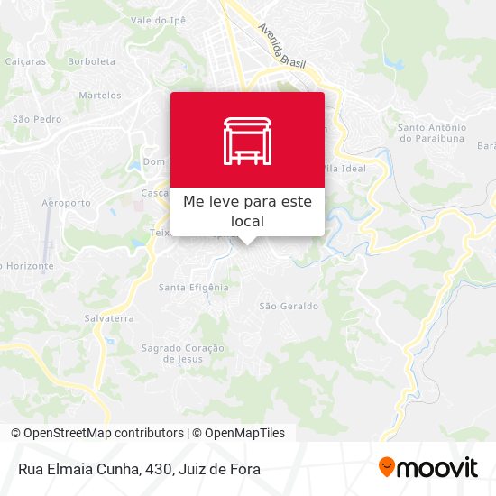 Rua Elmaia Cunha, 430 mapa
