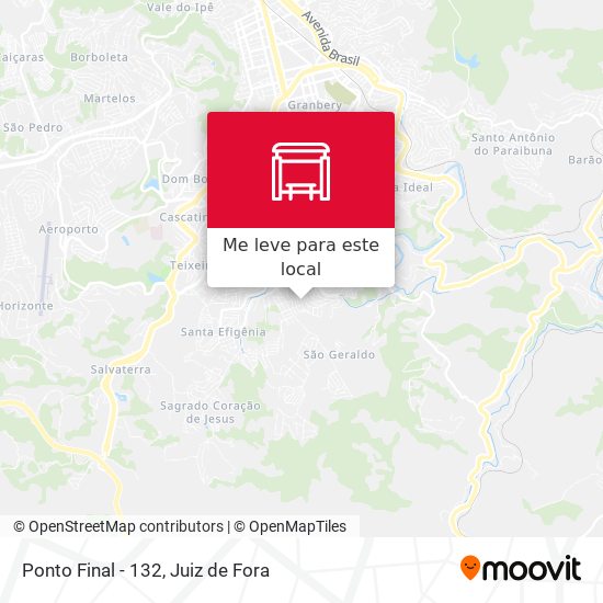 Ponto Final - 132 mapa