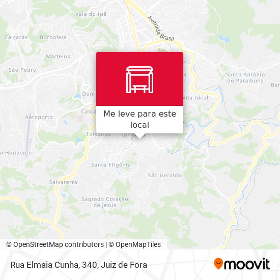 Rua Elmaia Cunha, 340 mapa
