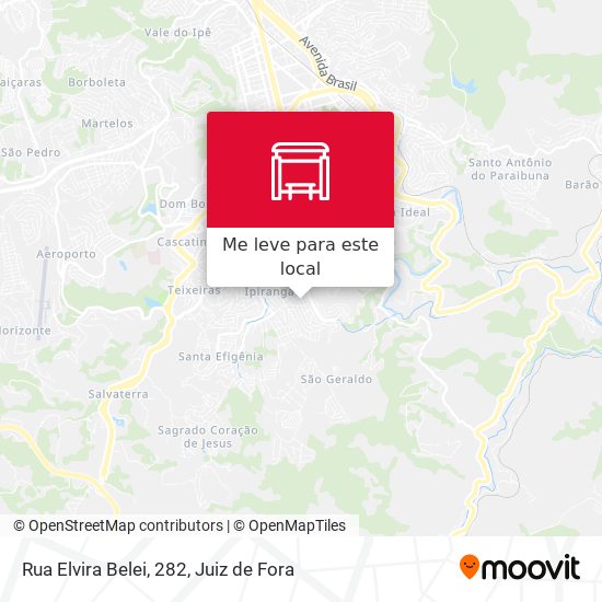 Rua Elvira Belei, 282 mapa