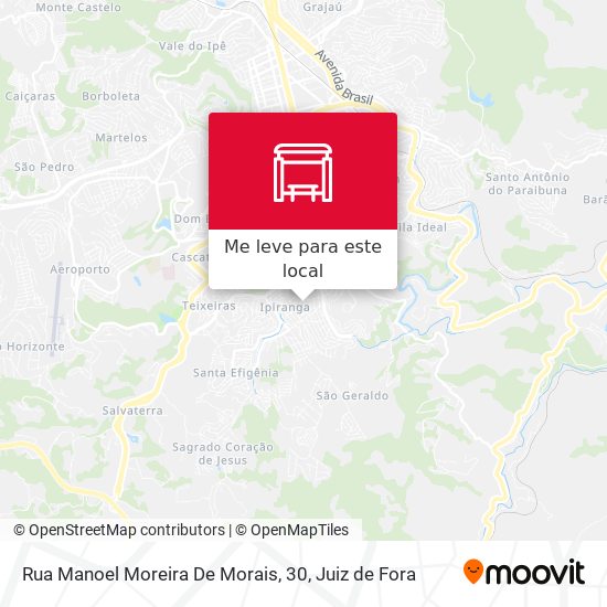 Rua Manoel Moreira De Morais, 30 mapa