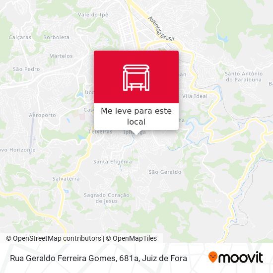 Rua Geraldo Ferreira Gomes, 681a mapa