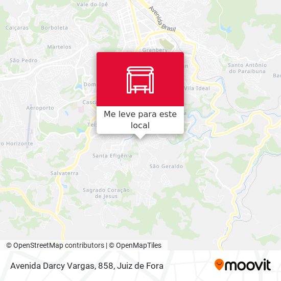 Avenida Darcy Vargas, 858 mapa