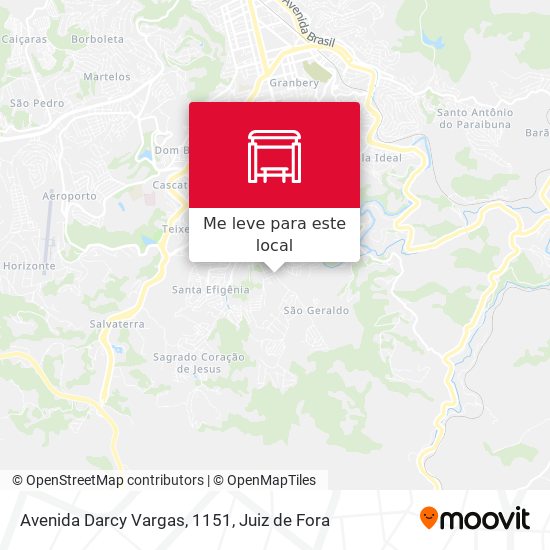 Avenida Darcy Vargas, 1151 mapa