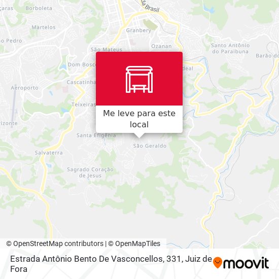 Estrada Antônio Bento De Vasconcellos, 331 mapa