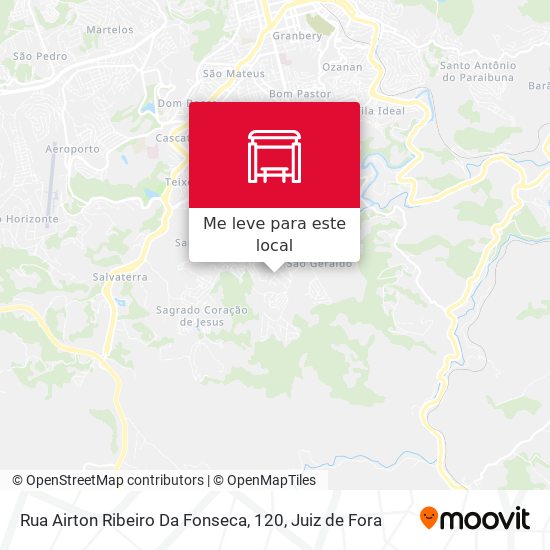 Rua Airton Ribeiro Da Fonseca, 120 mapa